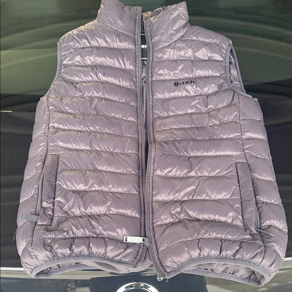 Bench Shiny Gray Puffer Vest